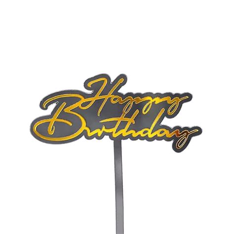 ilustračné foto torty s nápisom k narodeninám