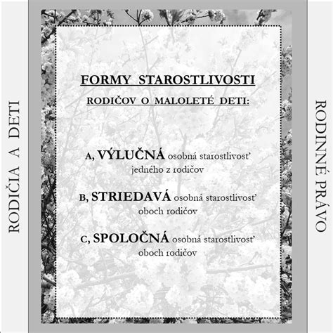 Ilustračná schéma porovnávajúca formy osobnej starostlivosti o dieťa