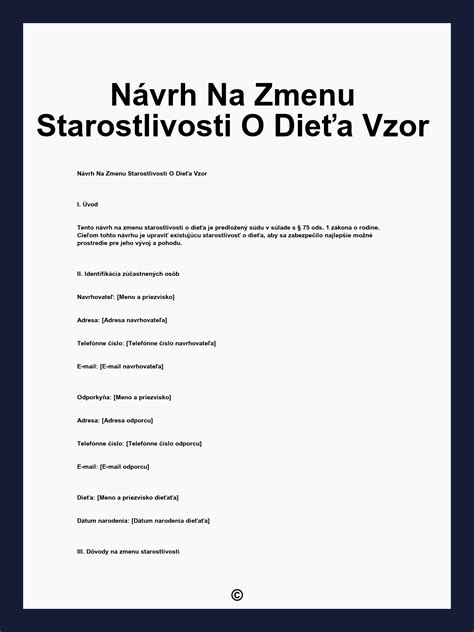 Infografika s prehľadom náležitostí súdneho návrhu na zmenu starostlivosti