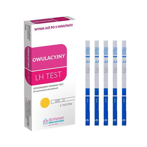 sada ovulačných testov ukazujúcich rôzne hladiny LH hormónu