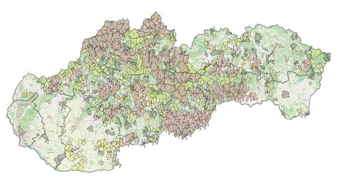 Mapa obce Ploské s vyznačenými zaplavenými oblasťami