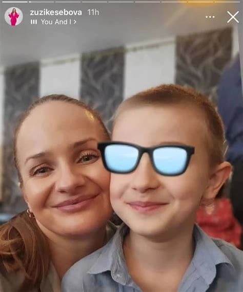 Zuzana Kubovčíková Šebová s filmovým synom Emanuelom Bugalom