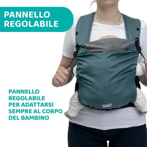 Ilustrácia nosiča Chicco Skin Fit s dôrazom na polstrované popruhy a ergonomický dizajn