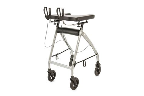 Schéma detského mobilného chodítka s vyznačenými časťami