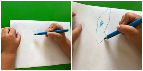 Ilustrácia dieťaťa pri správnom držaní ceruzky