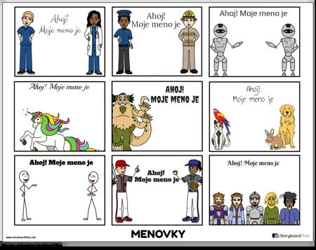 Obrázok s rôznymi typmi detských menoviek na oblečenie