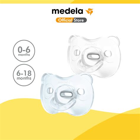 Ilustrácia detského cumlíka Medela Soft Silicone s mäkkým štítom