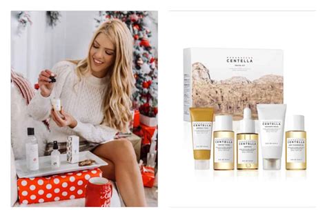 koláž rôznych darčekov: šperky, kozmetika, kniha, fotka rodiny