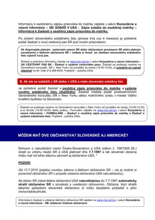 Infografika zobrazujúca proces zápisu dieťaťa do matriky.
