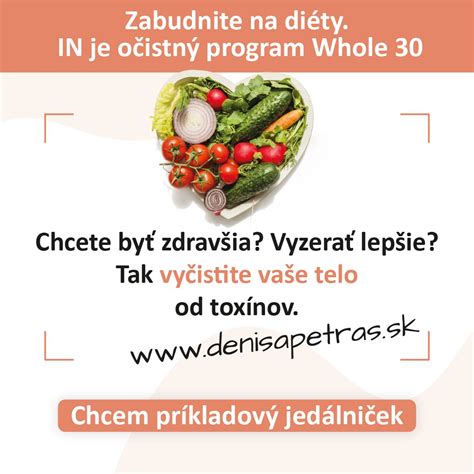 ukážka týždenného jedálnička