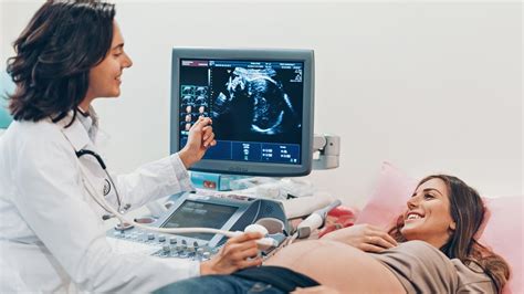 Schéma merania parametrov plodu na ultrazvuku