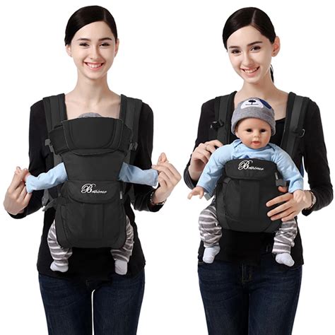 Schéma správnej ergonomickej polohy dieťaťa v nosiči (M-pozícia).