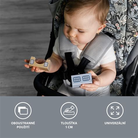 detail otočného a polohovateľného korýtkového sedadla kočíka