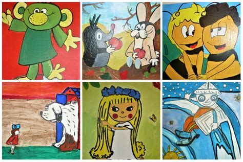 Koláž rôznych typov vzorov: rodičia, postavičky z rozprávok, idoly z médií.