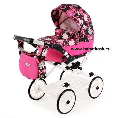 Detailné zobrazenie rukoväte kočíka Doris s možnosťou nastavenia výšky.