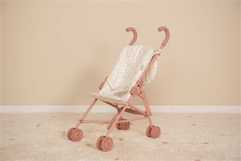 Drevený golfový kočík pre bábiky Little Dutch v pastelových farbách