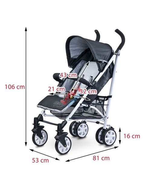 Ilustračná schéma konštrukcie golfového kočíka CARETERO Moby s vyznačenými rozmermi a prvkami.