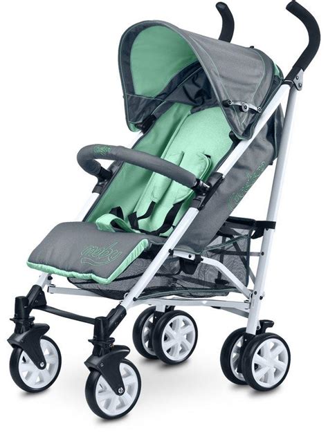 Fotografia golfového kočíka CARETERO Moby v tyrkysovej farbe s detailným pohľadom na úložný priestor a striešku.