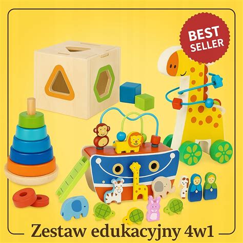 Sada drevených hračiek pre najmenšie deti