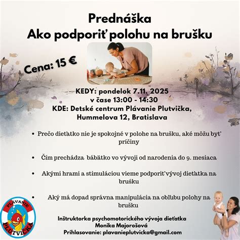 Infografika s ukážkou správnej polohy dieťaťa na brušku a masáže bruška