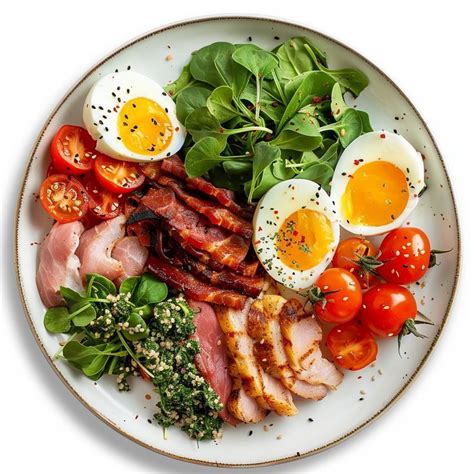 Ilustračná fotografia misky plnej čerstvého šalátu s rôznymi druhmi zeleniny a proteínu