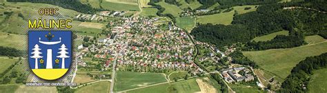 Mapa obce Málinec