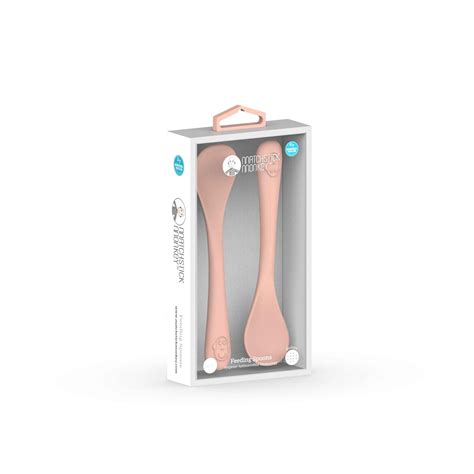 Ilustrácia rôznych typov detských lyžičiek: silikónové, plastové s mäkkou špičkou, anatomické.