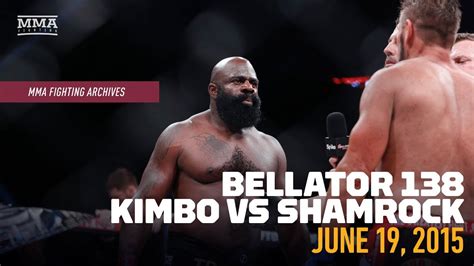 Plagát k zápasu Kimbo Slice vs. Ken Shamrock v Bellatore