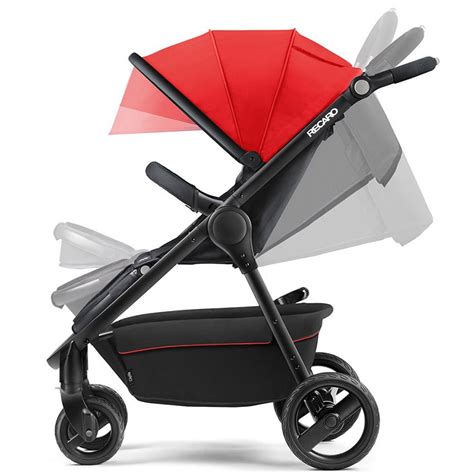 Detailný záber na kočík Recaro Citylife s dôrazom na košík a odpruženie