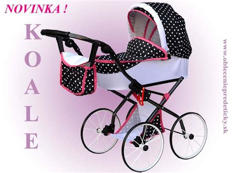 koláž rôznych typov kočíkov pre bábiky